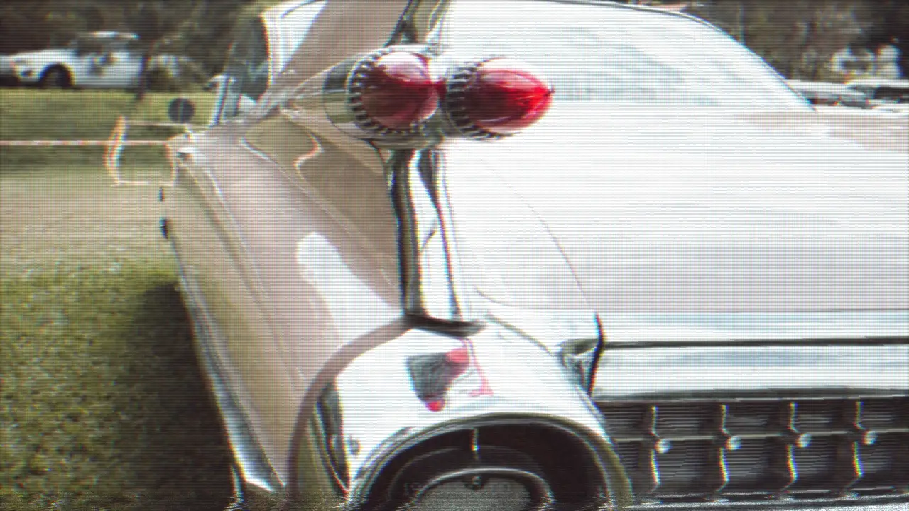 A scene through the S-VHS Master Tape (1996) look