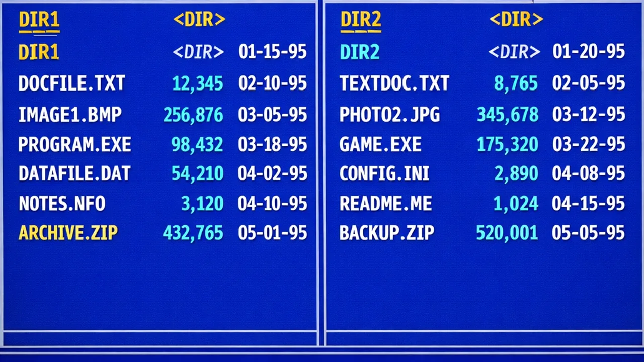 Mid-90s PC Monitor look — real output from the engine — Original