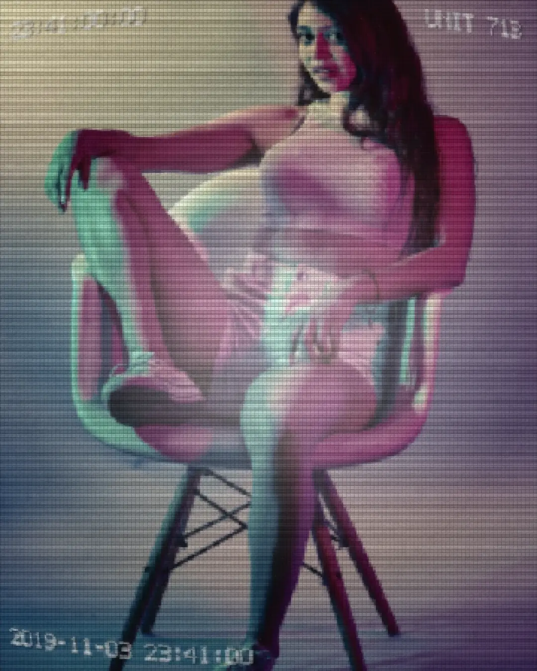 Surveillance look — real output from the engine — Night-IR